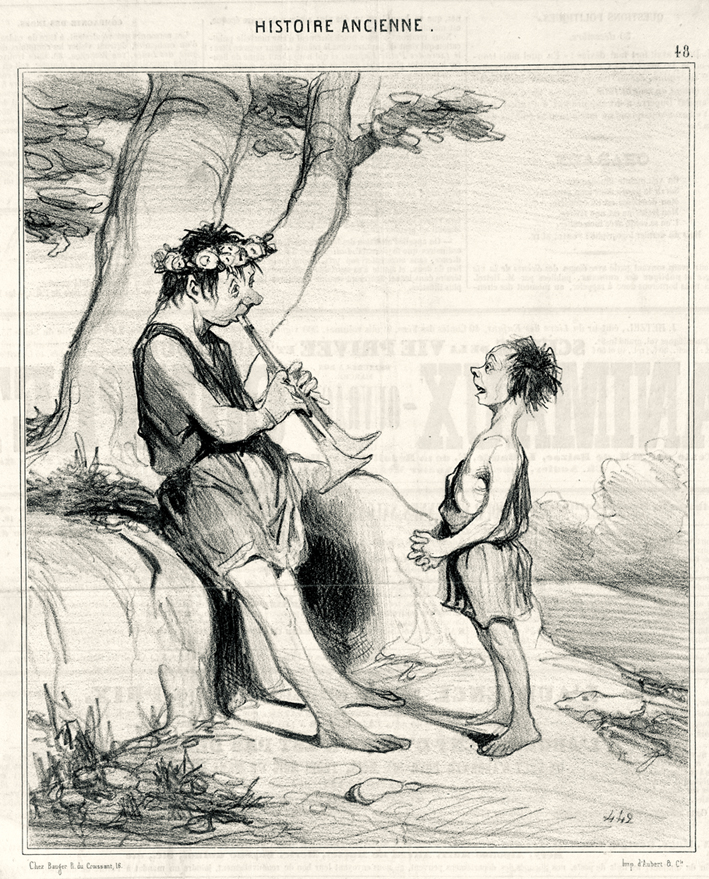  奥诺雷·杜米埃 Honore Daumier ——维吉尔的牧羊人